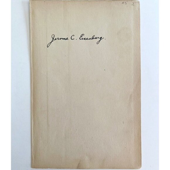 Jerome Eisenberg Woodrow Wilson 1925 Original Art Sketch Pencil 1/1 Signed DWN8C - Picture 3 of 3
